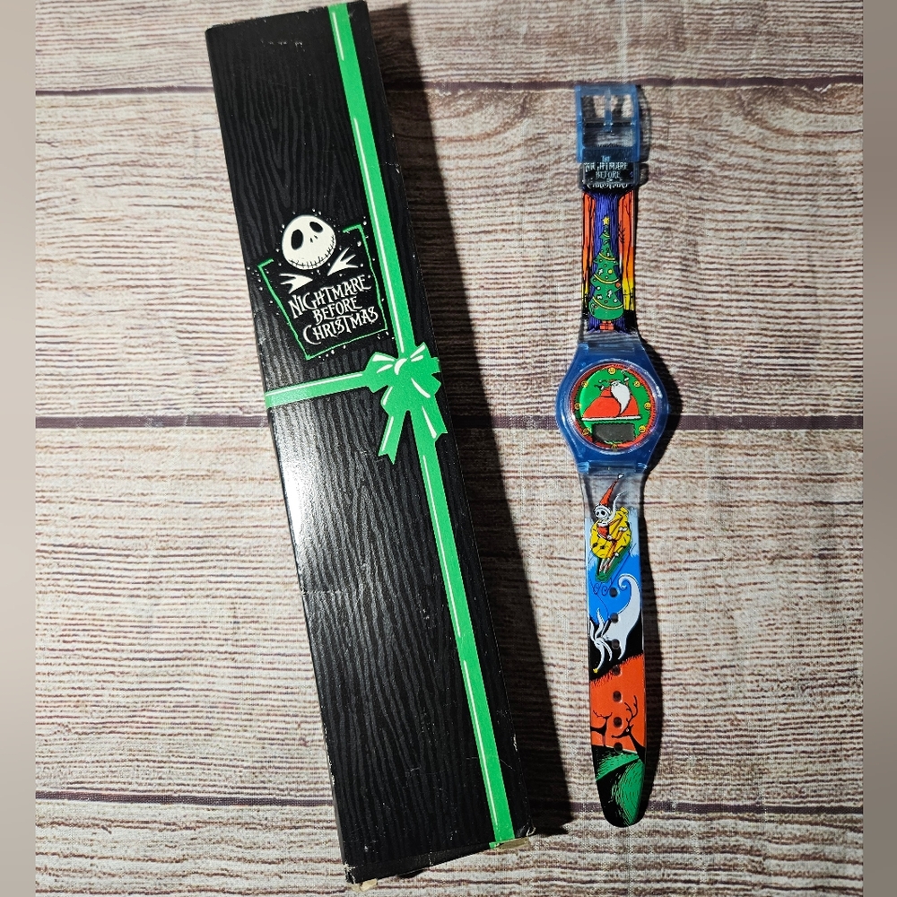 Vintage 1993 Disney Nightmare Before Christmas BK Santa watch
